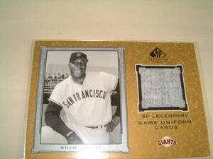 UD SP Jersey Card Willie McCovey