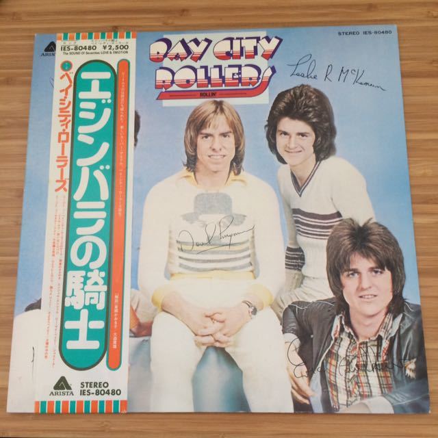 LP-003 Bay City Rollers Edinburgh Knight ROLLIN Domestic Announcement Bay CITY ROLLERS BE MY BABY POWER POP Guitar Pop Neo Aco
