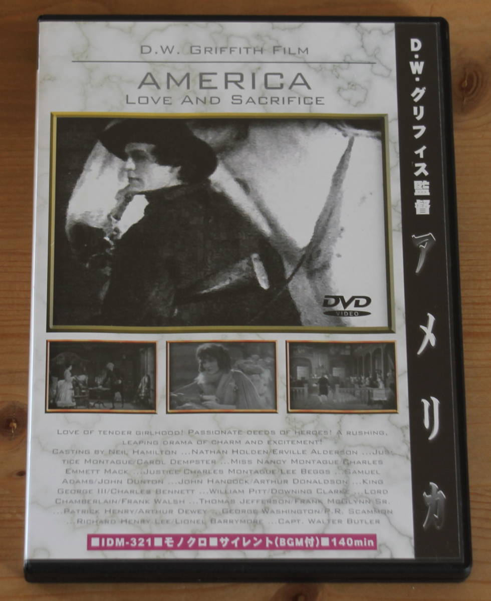 DVD D ・ W. Griffith's American Lionel, Barimoa Charles, Bennett Neil Hamilton Silent movie