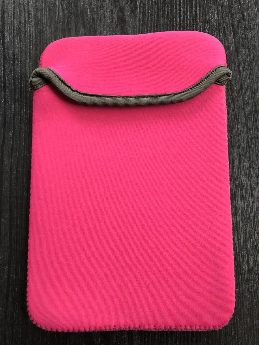 USED ​​◆ Inner case (shocking pink x charcoal) ◆ PDA tablet etc