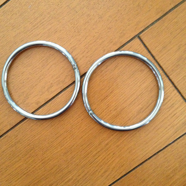 For baby slings ★ Stainless steel round ring 4 × 50mm ★ 10 pieces