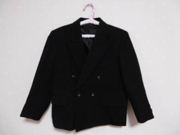 ё Made in Japan ё Wool 100 Double Suit ■ 120cm ■ Navy blue