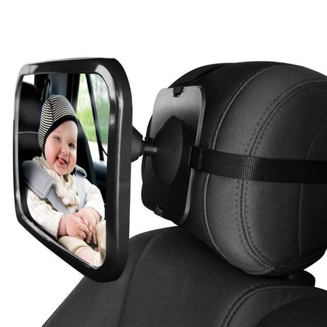 Rear seat car mirror headrest baby