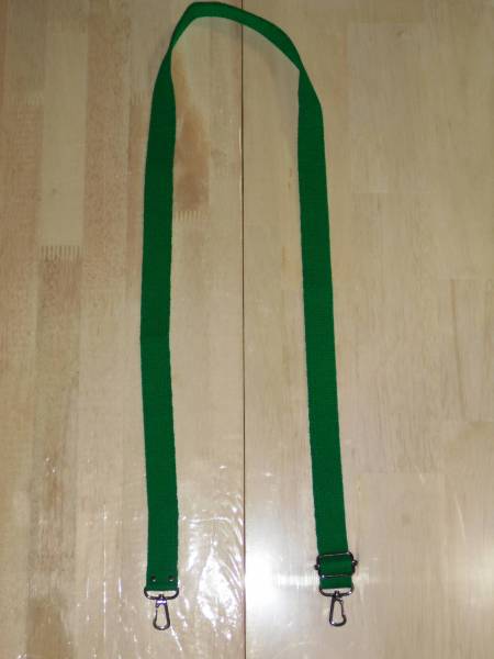 Green ☆ 2.5cm Width SL Shoulder Belt Shoulder Strap ☆ Silver Parts Bag Belt Bash Banban Strap Van Ban Belt