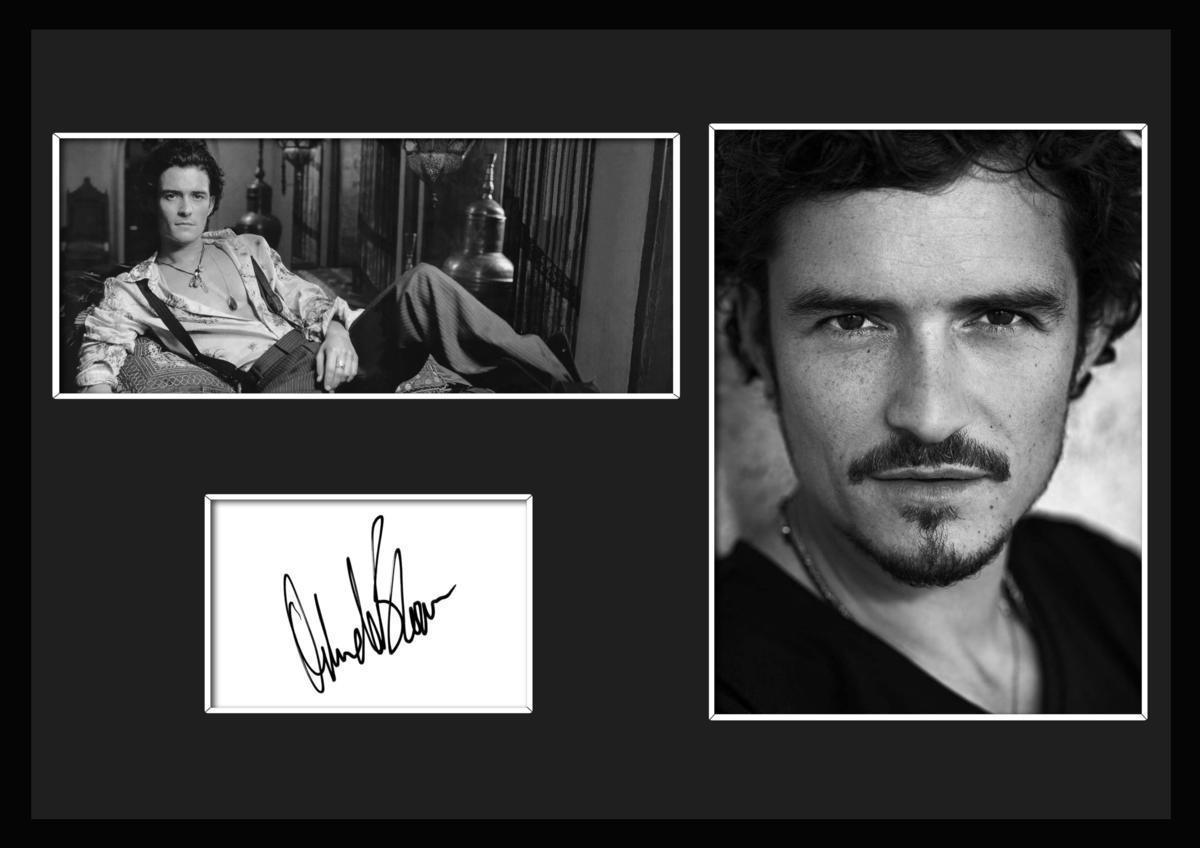 10 types! Orlando Bloom/Orlando Bloom/Sign Print &amp; Amp; Frame with certificate/BW/monochrome/display (10-3W)