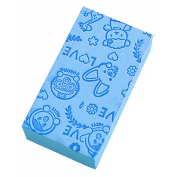 [VAPS_5] Children's sponge "blue" baby bath sponge water absorption baby adult bathing for both baths