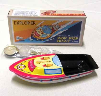 [Immediate drop -free free] toy that moves with candlestick Welby pop pop Explorer Boat