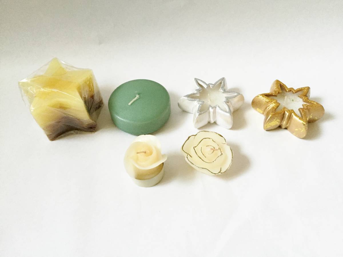 New candle set of 6 pieces