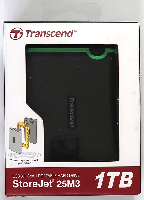 Transcend, Store Jet 25 M3, 1TB, USB3.1, used