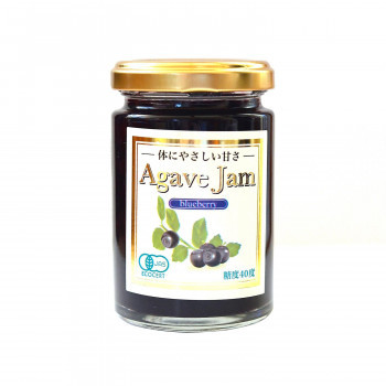 Almatella Organic Agabe Jam Blueberry 140g 1 Case (12)