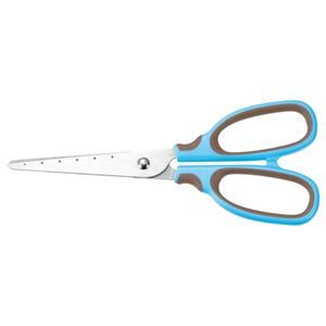 (Summary) TANOSEE scissors round cutting edge 65mm blue 1 piece [× 20 sets]