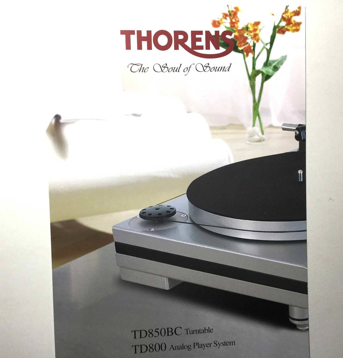 ★★★ THORENS /Tolence TD850BC /TD800 &lt;Single item catalog&gt; 2003 edition