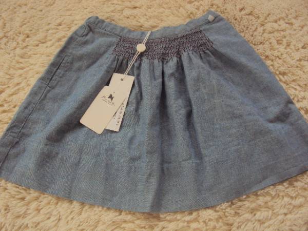 * New department store luxury Brand Mamere Fashion Cashaleel Denim embroidery skirt 3 years old